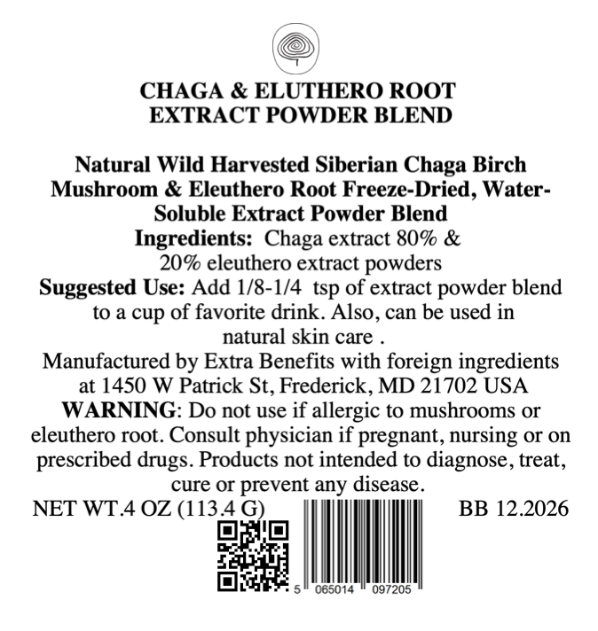 CHAGA & ELEUTHERO ROOT EXTRACT BLEND 4 oz