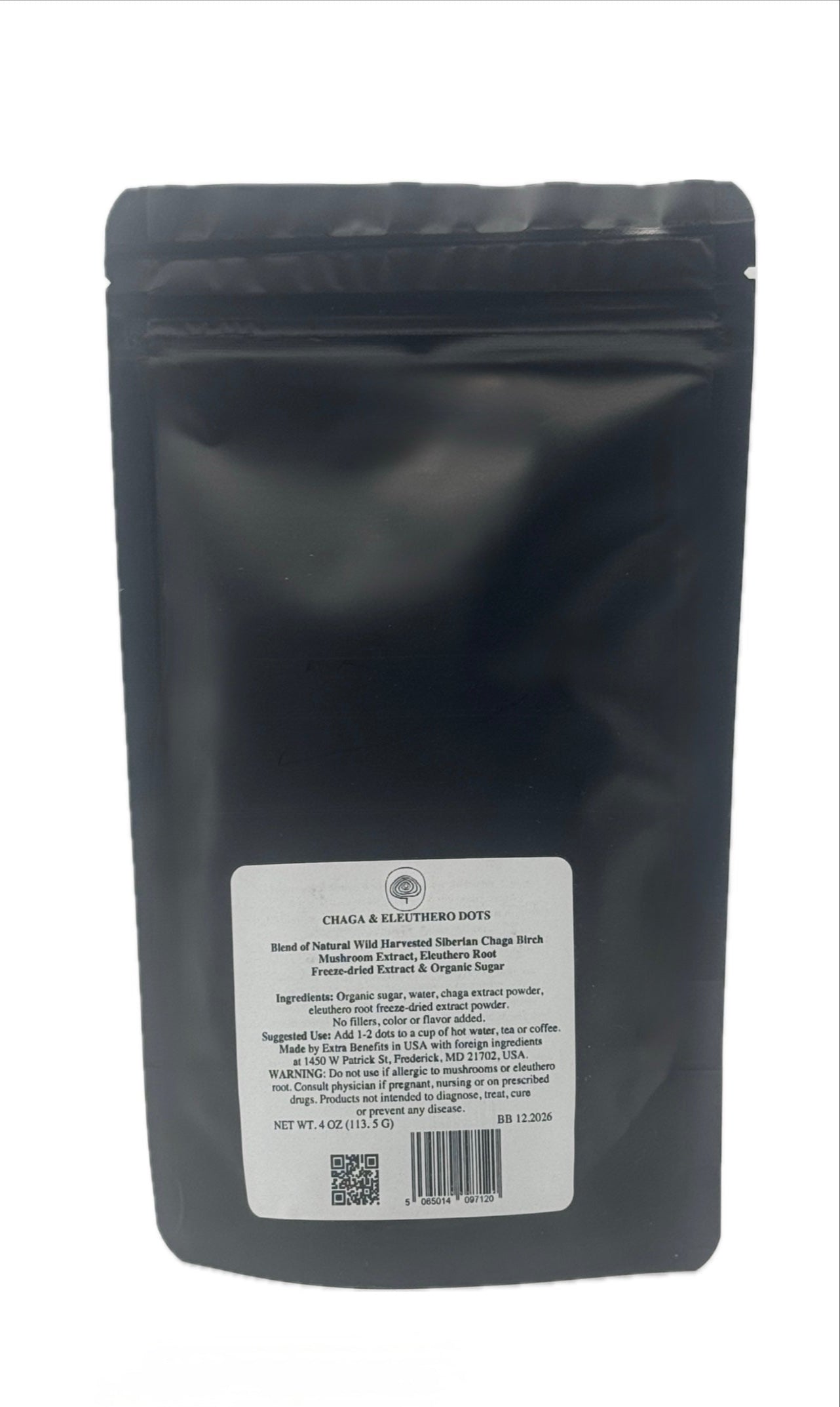 CHAGA & ELEUTHERO SUGAR DOTS/CUBES 4 oz