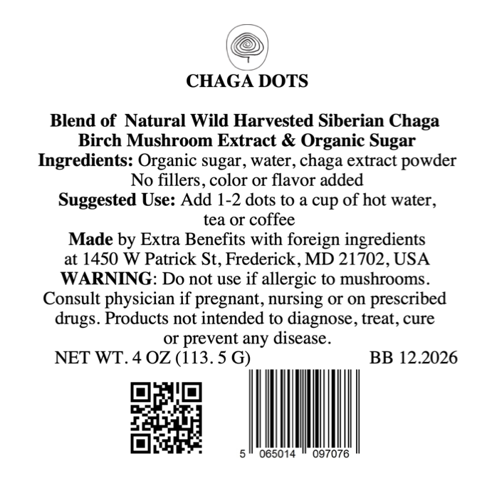 CHAGA DOTS 4 oz