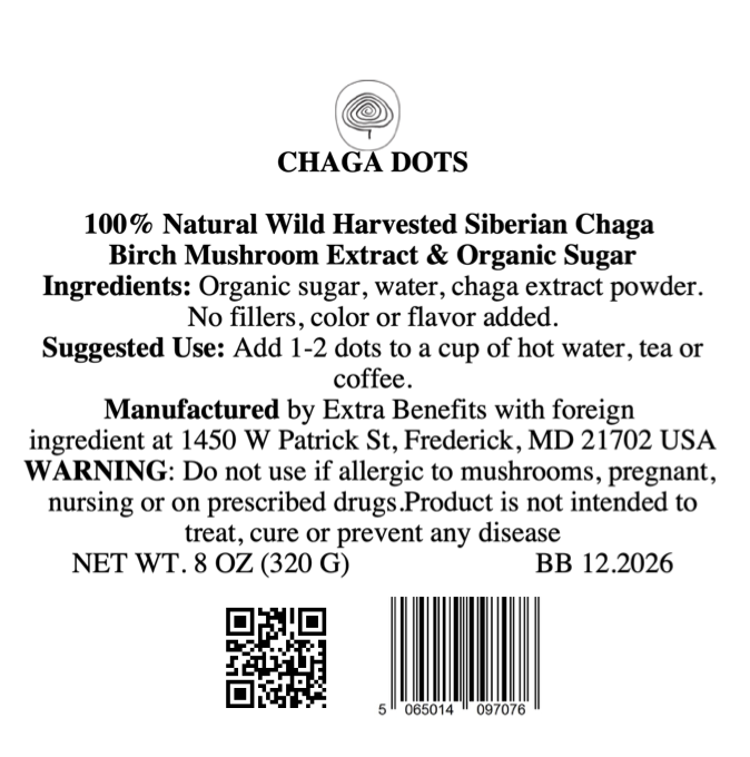 CHAGA DOTS 8 oz