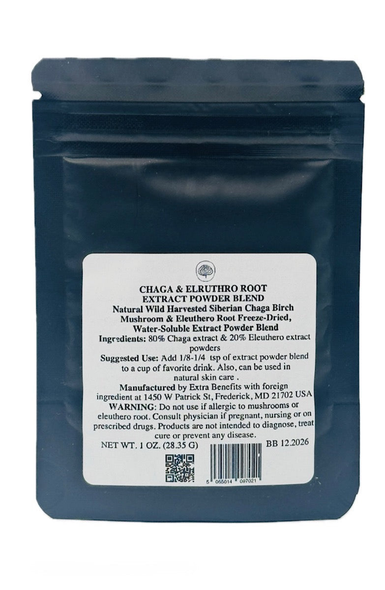 CHAGA & ELEUTHERO ROOT EXTRACT BLEND 1 oz