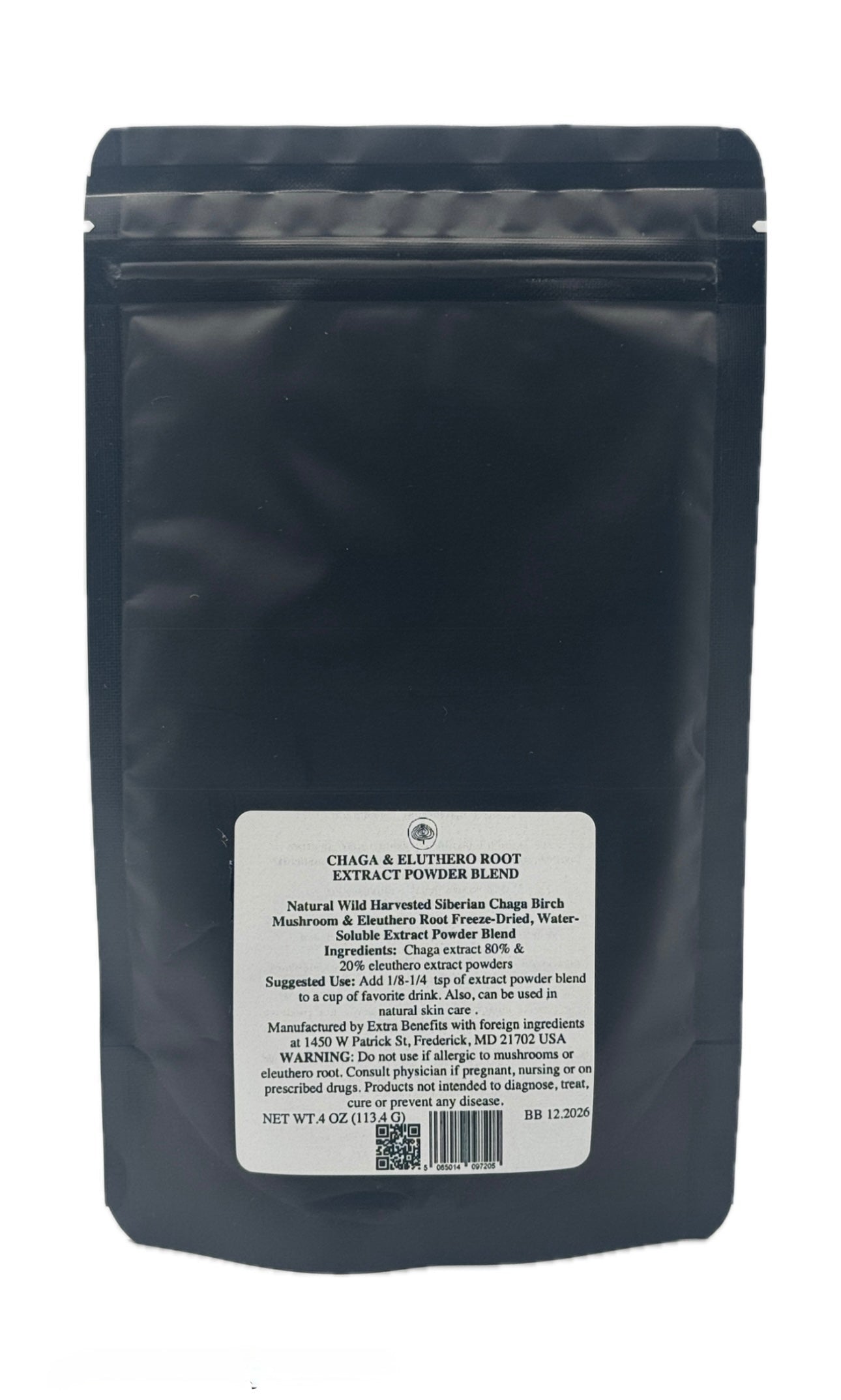 CHAGA & ELEUTHERO ROOT EXTRACT BLEND 4 oz