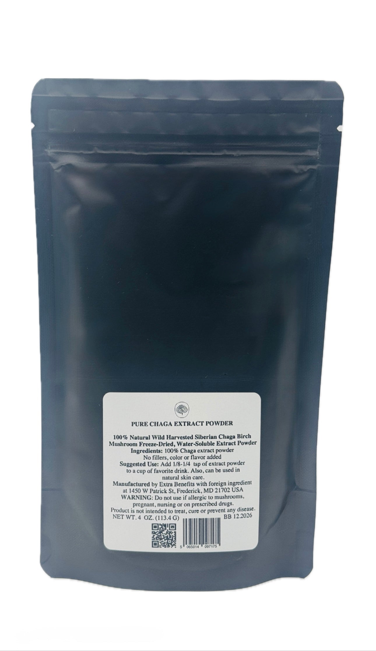 SIBERIAN CHAGA FREEZE-DRIED EXTRACT POWDER 4 oz