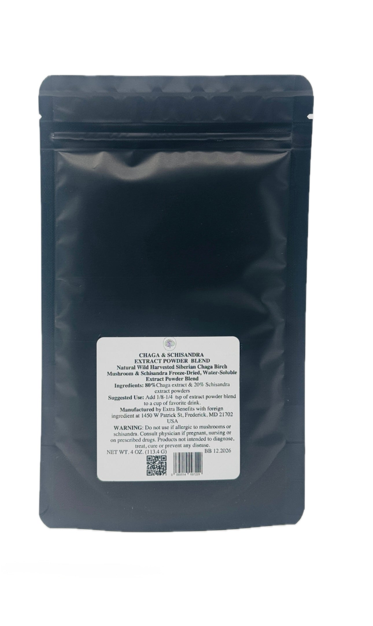 CHAGA & SCHISANDRA EXTRACT POWDER BLEND 4 oz