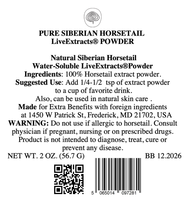 HORSETAIL WATER-SOLUBLE LiveExtract® POWDER 2 oz