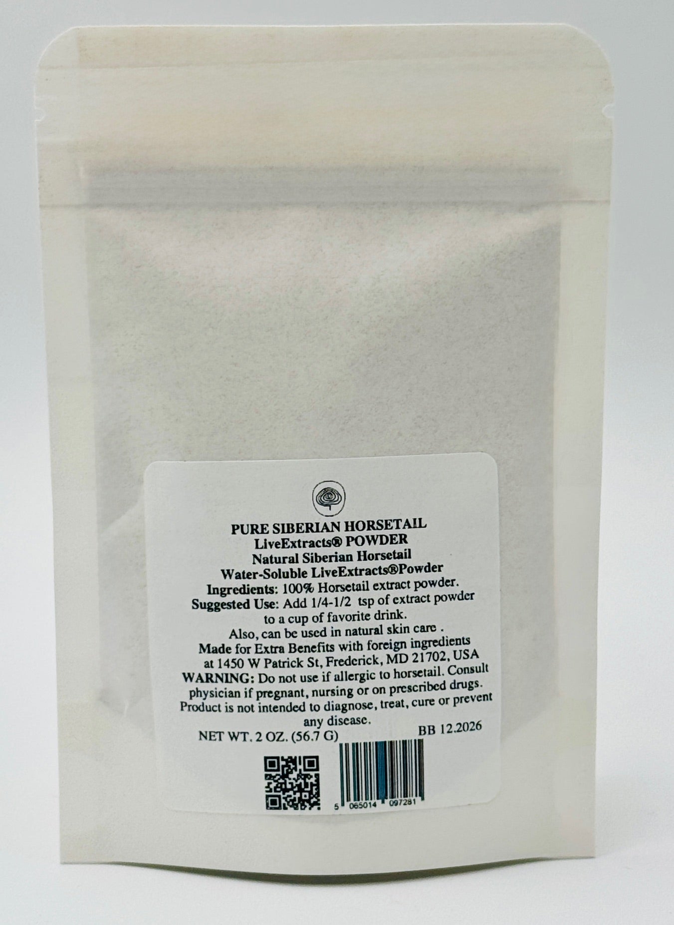 HORSETAIL WATER-SOLUBLE LiveExtract® POWDER 2 oz