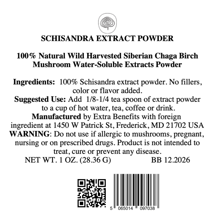 PURE SCHISANDRA EXTRACT POWDER 1 oz