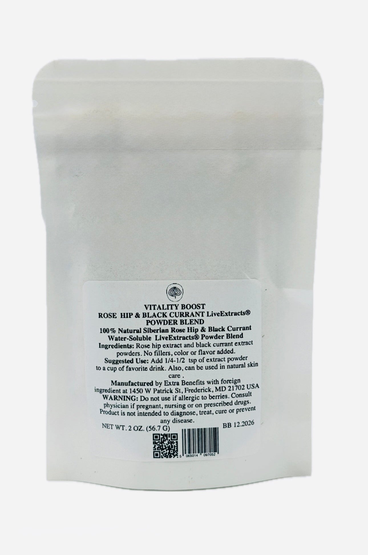 VITAMINS-VITALITY BOOST WATER-SOLUBLE LiveExtract® POWDER 2 oz
