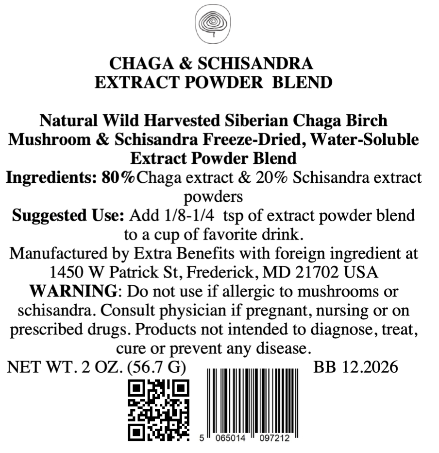 CHAGA & SCHISANDRA EXTRACT POWDER BLEND 2 oz