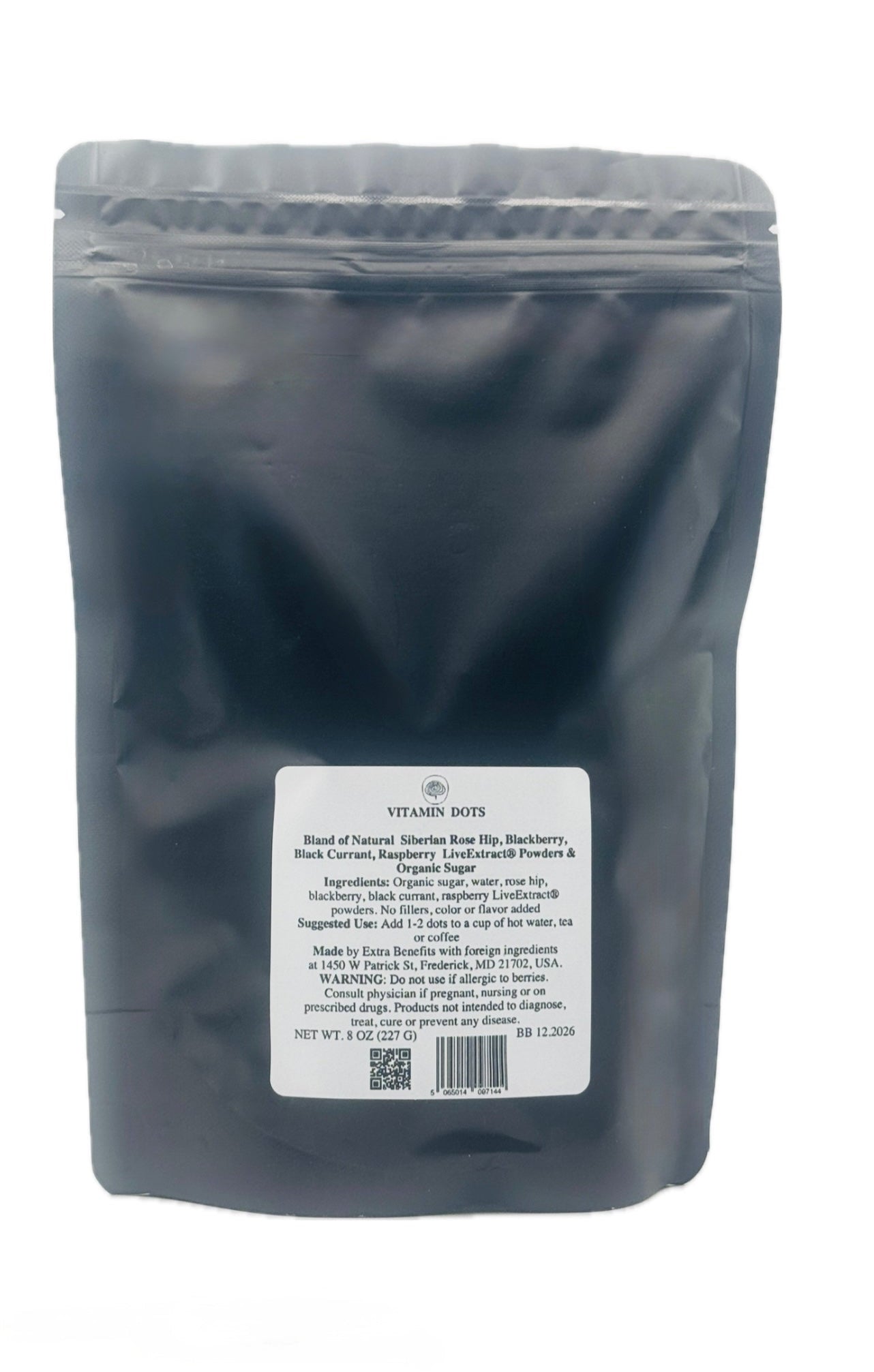 VITAMINS DOTS BERRIES & SUGAR BLEND LiveExtracts® POWDER 8 oz