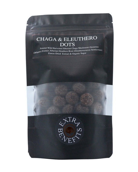 CHAGA & ELEUTHERO SUGAR DOTS/CUBES 8 oz